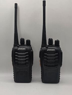 Pxton Portable Two-Way Radio - Black (Pair)